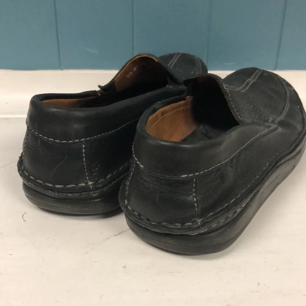 Johnston and‎ Murphy black men’s leather loafers size 11M